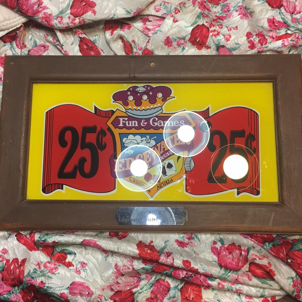 A framed picture